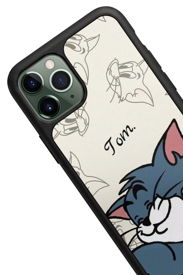 iPhone 11 Pro Uyumlu Tom And Jerry Tasarımlı Glossy Premium Kılıf