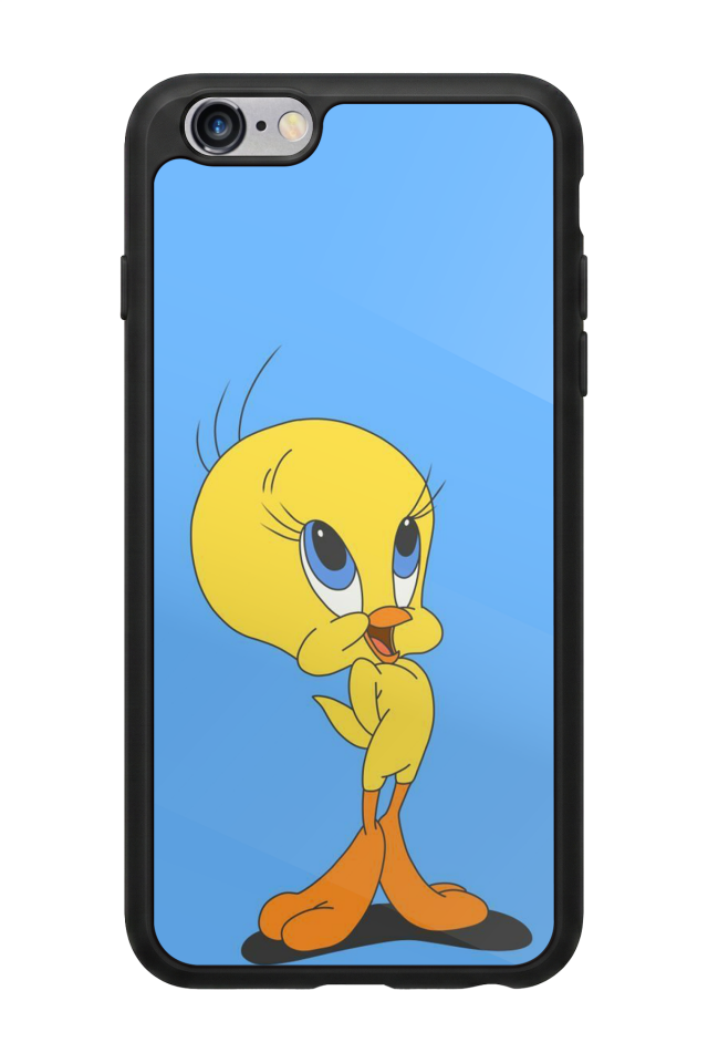 iPhone 6 Plus Uyumlu Tweety Tasarımlı Glossy Premium Kılıf