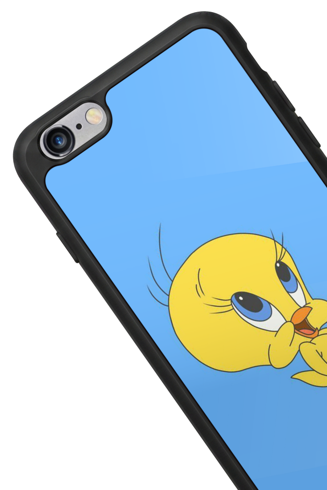 iPhone 6 Plus Uyumlu Tweety Tasarımlı Glossy Premium Kılıf