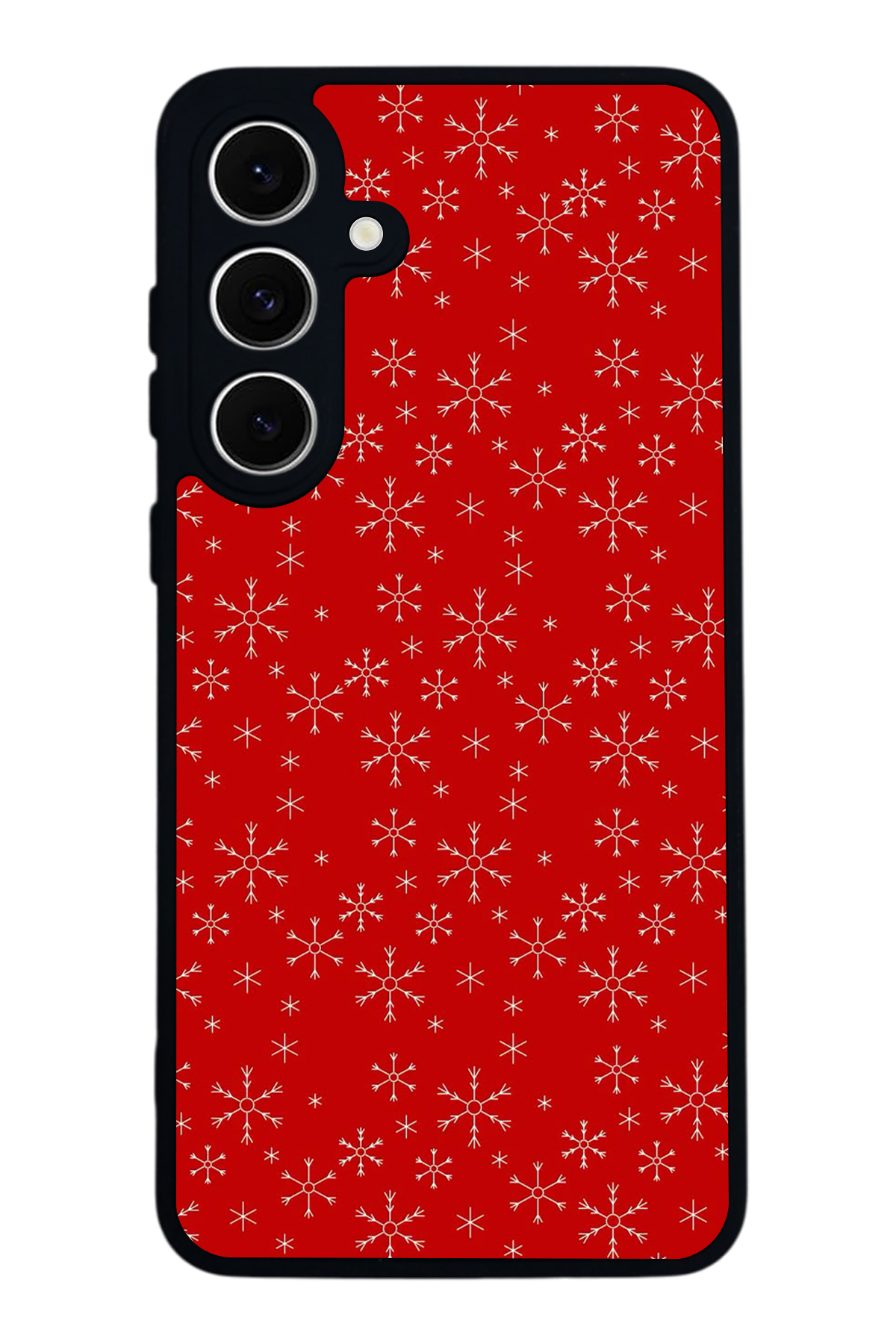 Samsung Galaxy S24 FE Uyumlu Yilbasi Christmas Tasarımlı Glossy Premium Kılıf