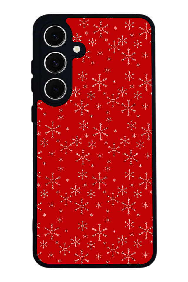 Samsung Galaxy S24 FE Uyumlu Yilbasi Christmas Tasarımlı Glossy Premium Kılıf
