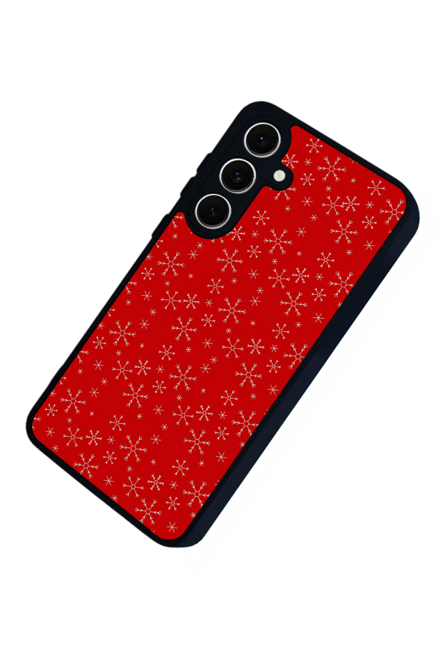 Samsung Galaxy S24 FE Uyumlu Yilbasi Christmas Tasarımlı Glossy Premium Kılıf