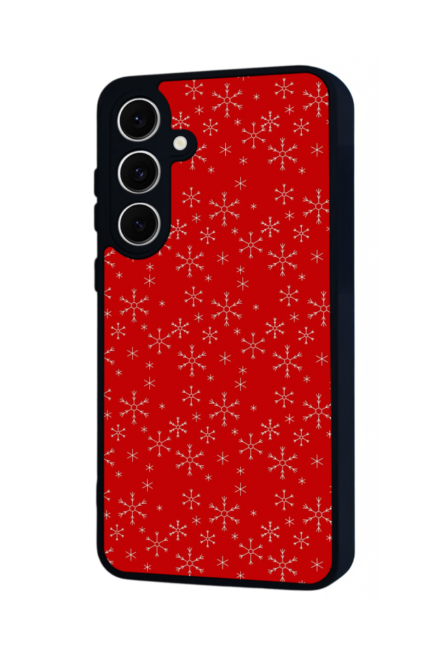 Samsung Galaxy S24 FE Uyumlu Yilbasi Christmas Tasarımlı Glossy Premium Kılıf