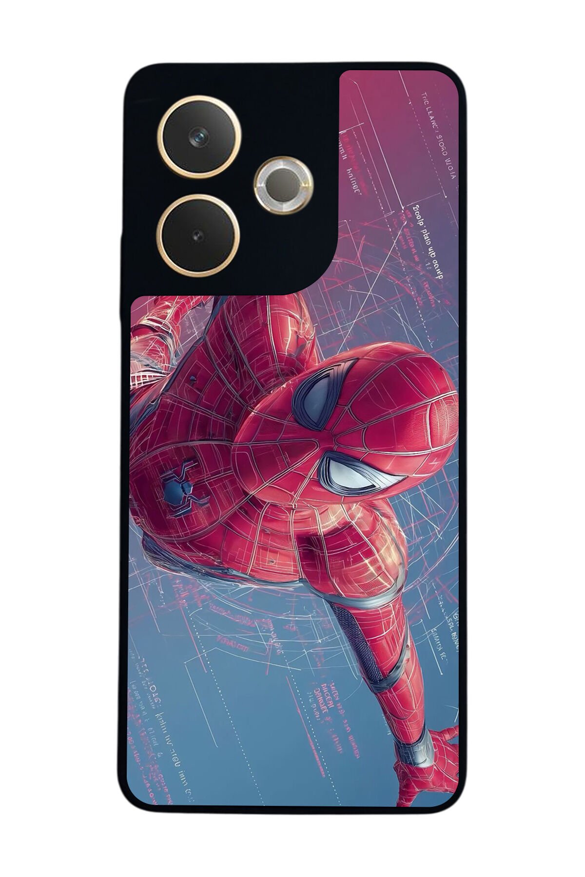 Oppo A5 Pro Uyumlu Spider Man ( Örümcek Adam ) Tasarımlı Glossy Premium Kılıf