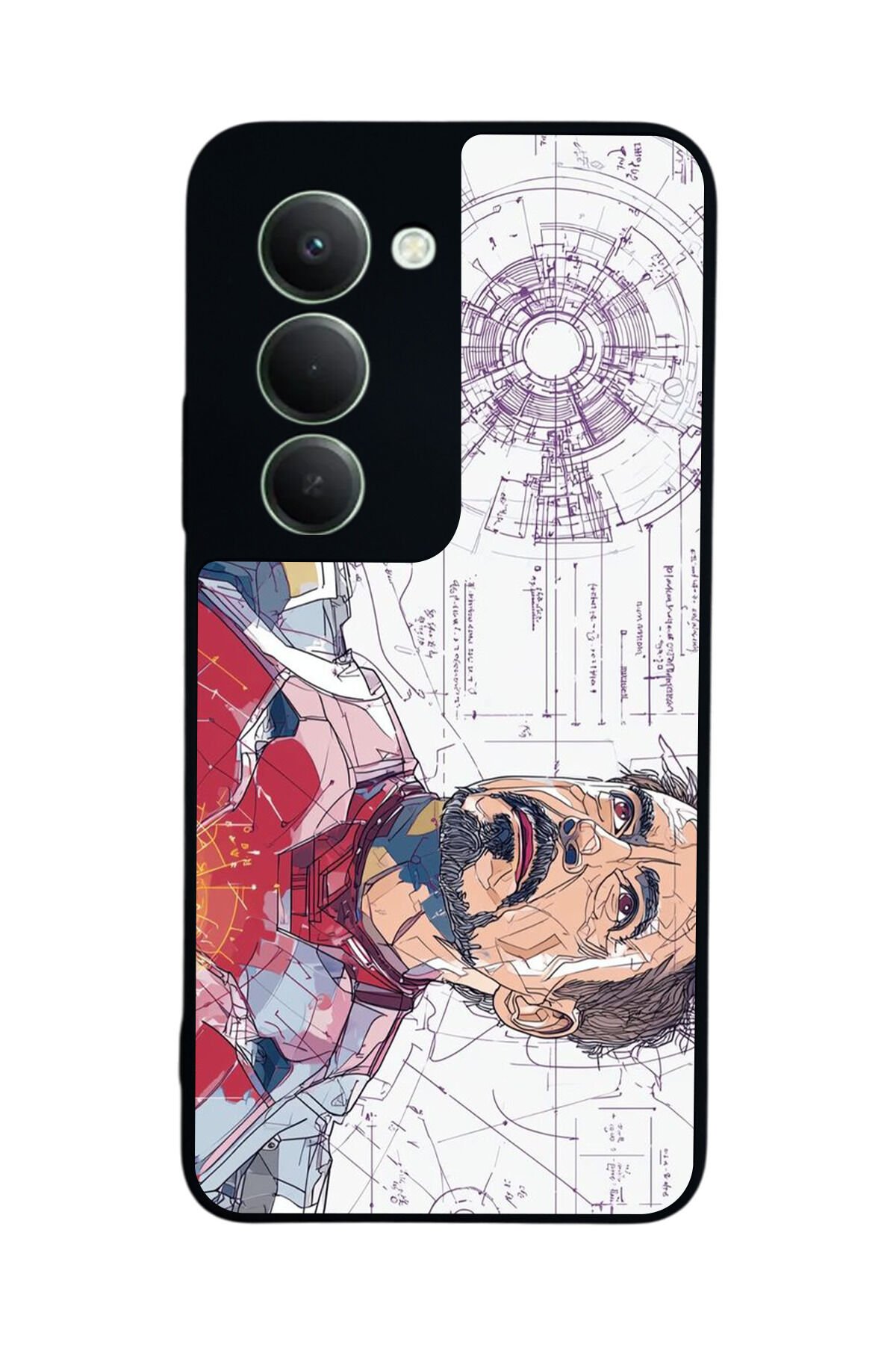 Xiaomi Redmi 15 5G Uyumlu Iron Man ( Demir Adam ) Tasarımlı Glossy Premium Kılıf