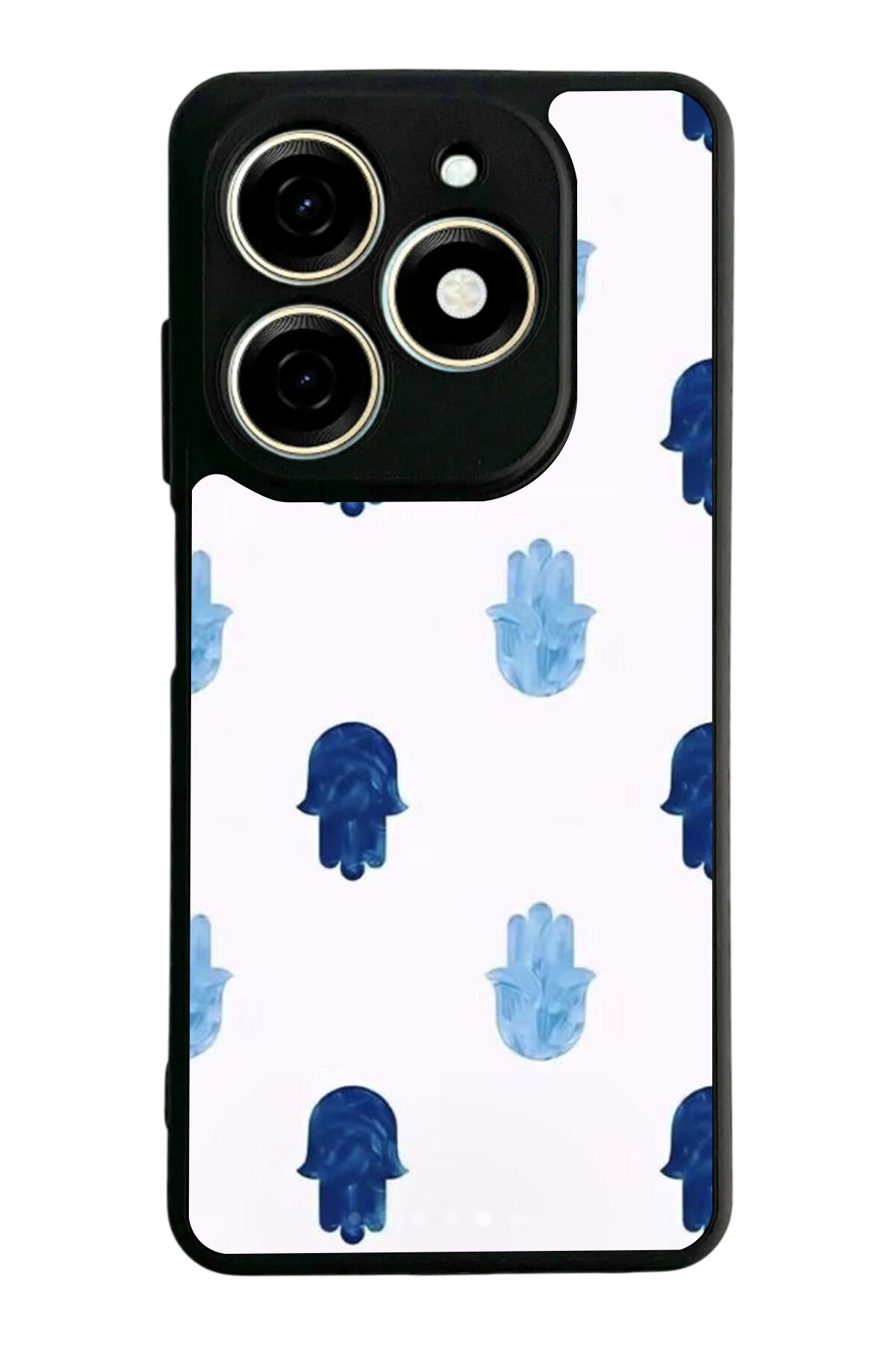 Tecno Spark 20/20C Uyumlu Nazar Tasarımlı Glossy Premium Kılıf