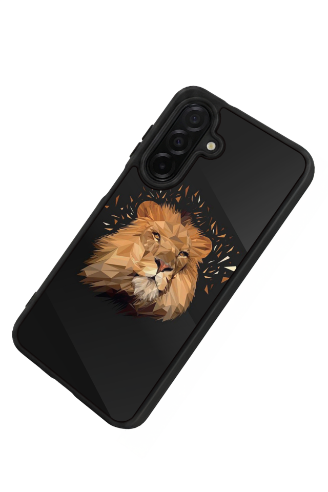 Samsung Galaxy A56 Uyumlu Aslan Tasarımlı Glossy Premium Kılıf