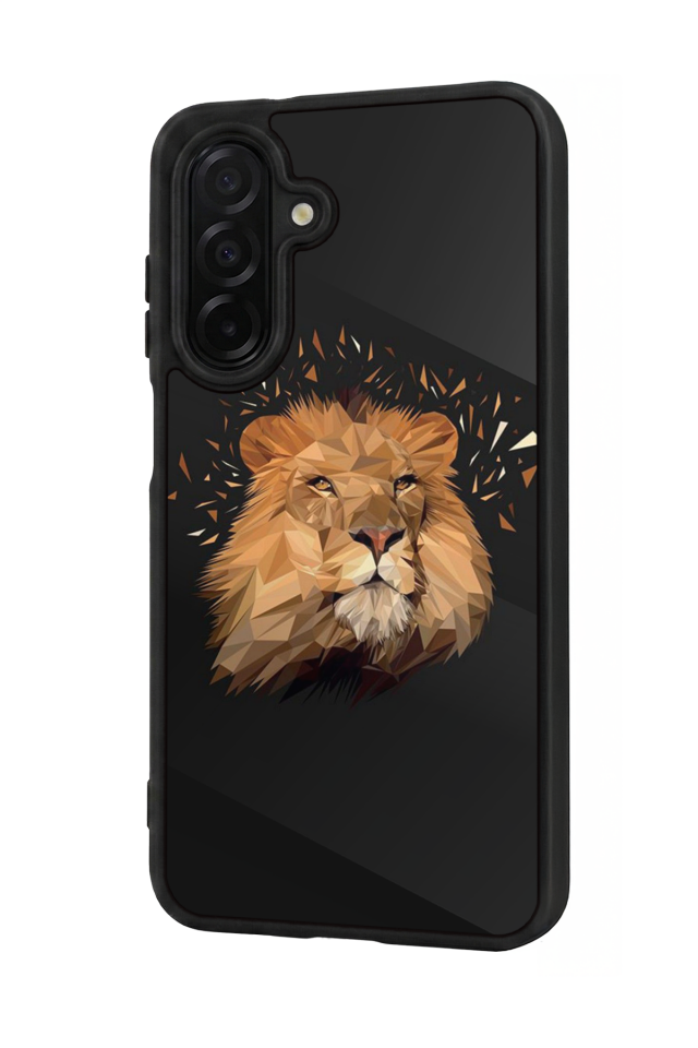 Samsung Galaxy A56 Uyumlu Aslan Tasarımlı Glossy Premium Kılıf