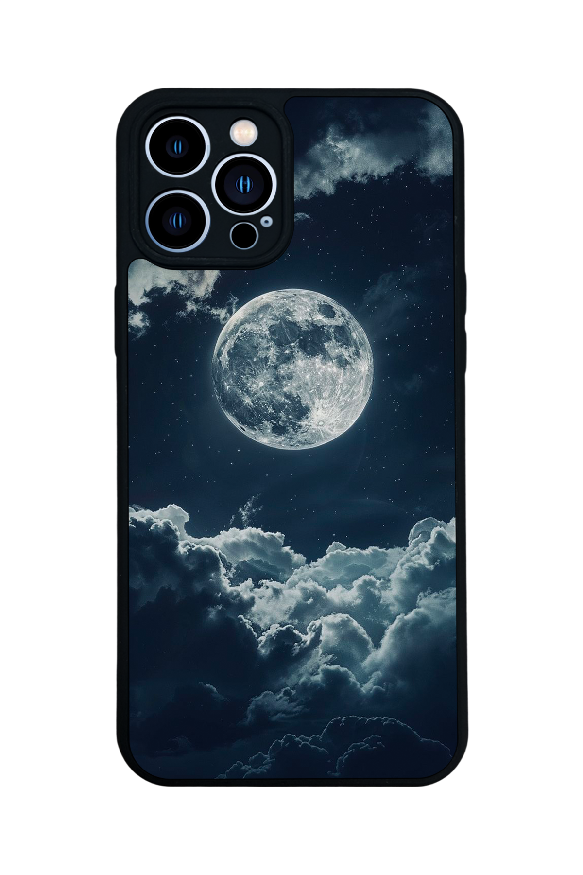 iPhone 13 Pro Max Uyumlu Ay Tasarımlı Glossy Premium Kılıf