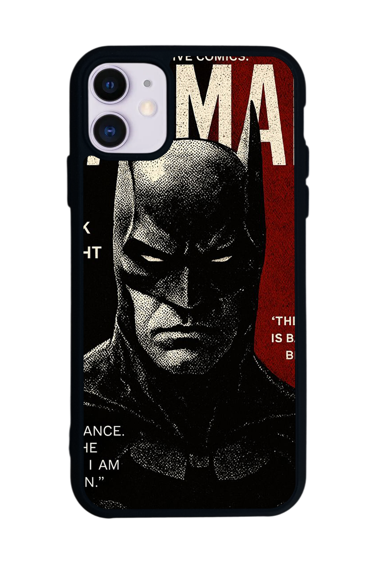 iPhone 11 Uyumlu Batman Tasarımlı Glossy Premium Kılıf
