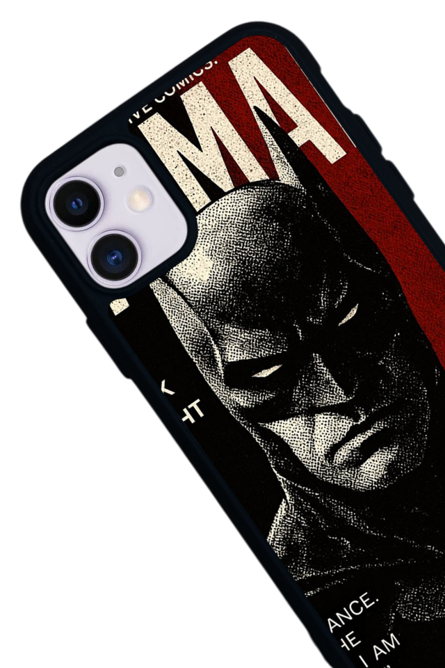 iPhone 11 Uyumlu Batman Tasarımlı Glossy Premium Kılıf