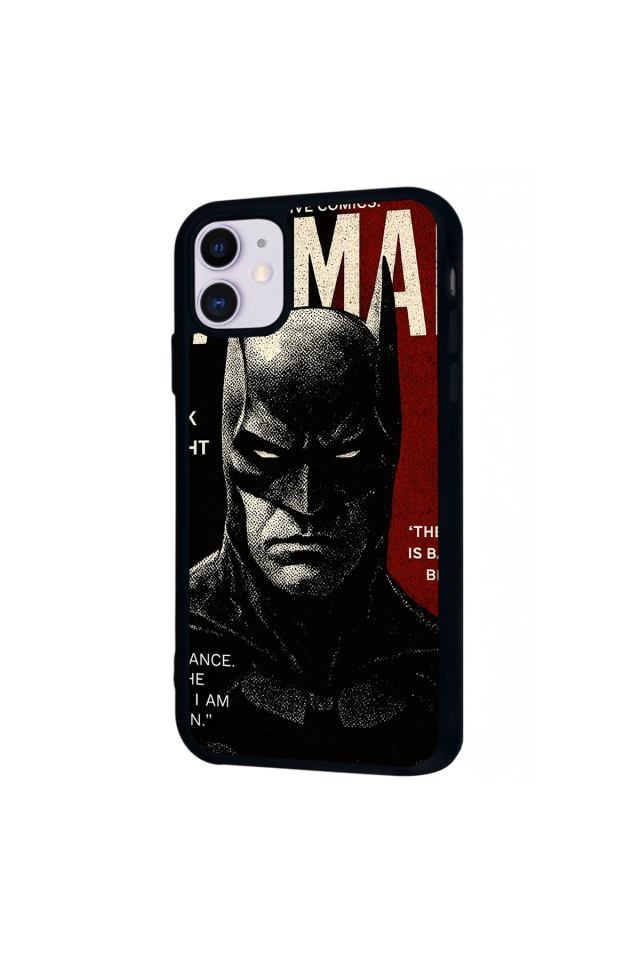 iPhone 11 Uyumlu Batman Tasarımlı Glossy Premium Kılıf