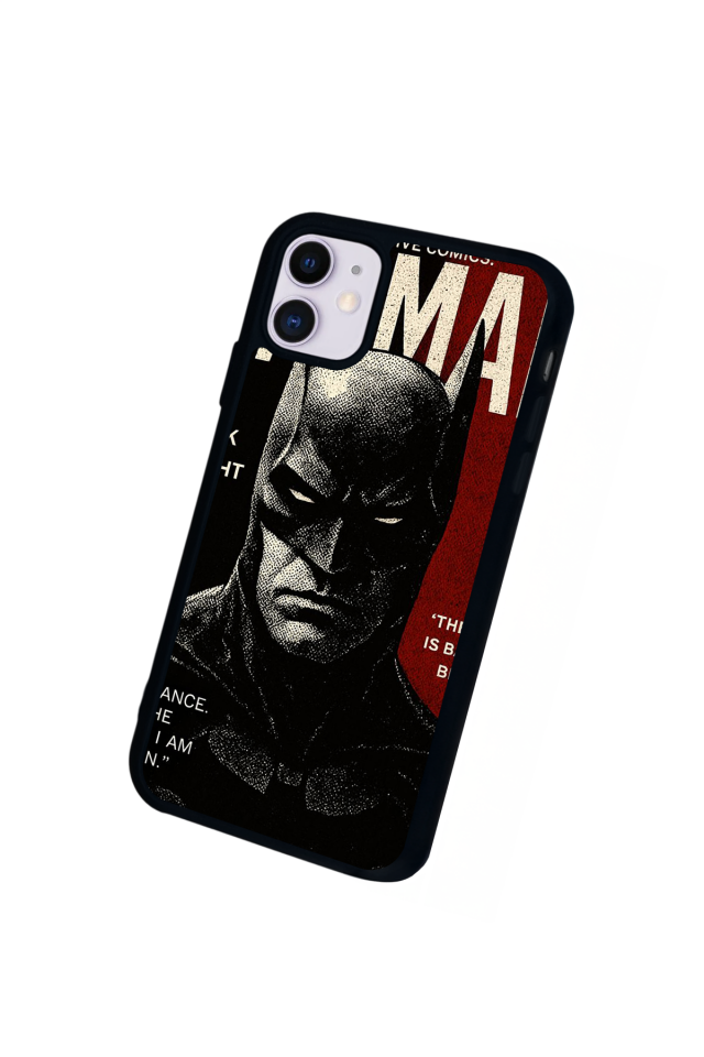iPhone 11 Uyumlu Batman Tasarımlı Glossy Premium Kılıf