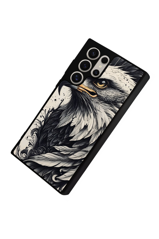 Samsung Galaxy S24 Ultra Uyumlu Besiktas Tasarımlı Glossy Premium Kılıf