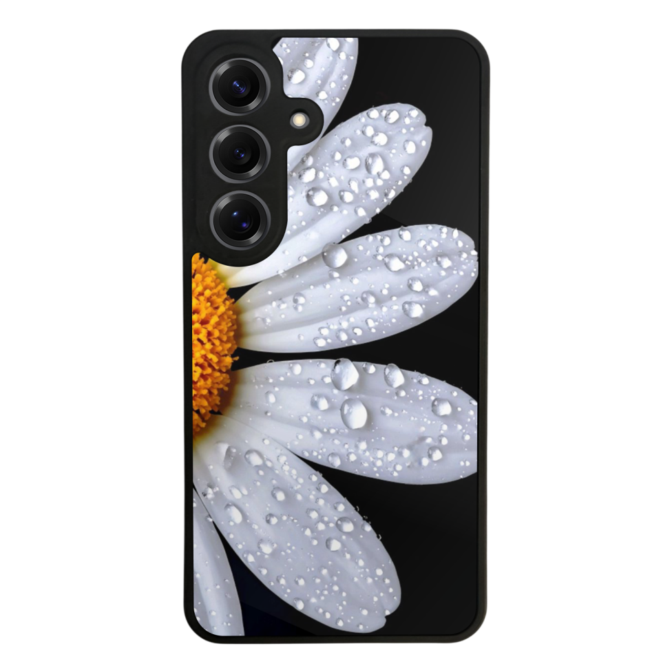 Samsung Galaxy S25 Uyumlu Cicek Tasarımlı Glossy Premium Kılıf
