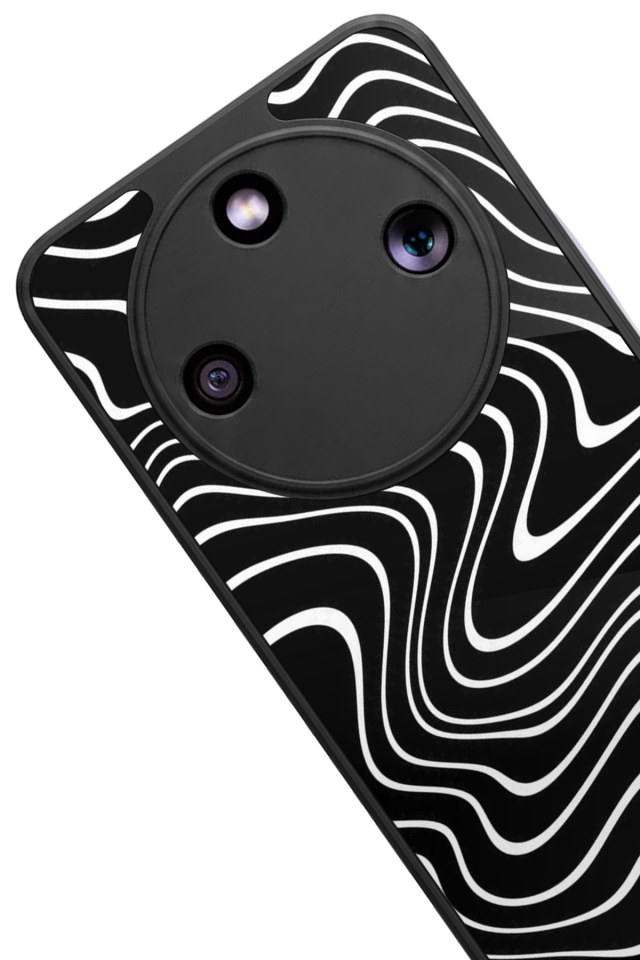 Honor Magic 8 Lite Uyumlu Çizgi Sanatı Tasarımlı Glossy Premium Kılıf