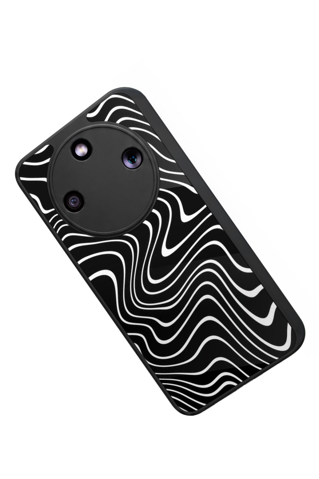 Honor Magic 8 Lite Uyumlu Çizgi Sanatı Tasarımlı Glossy Premium Kılıf