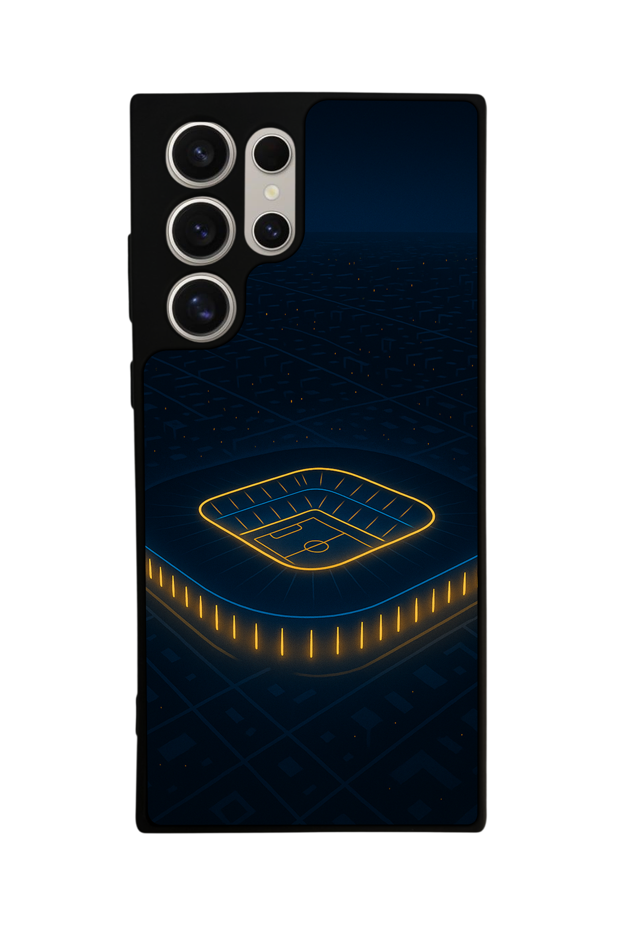Samsung Galaxy S22 Ultra Uyumlu Fenerbahce Tasarımlı Glossy Premium Kılıf