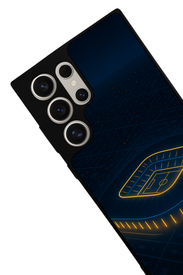 Samsung Galaxy S22 Ultra Uyumlu Fenerbahce Tasarımlı Glossy Premium Kılıf