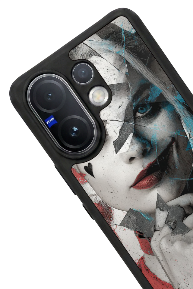Vivo V60 Uyumlu HarleyQueen Tasarımlı Glossy Premium Kılıf