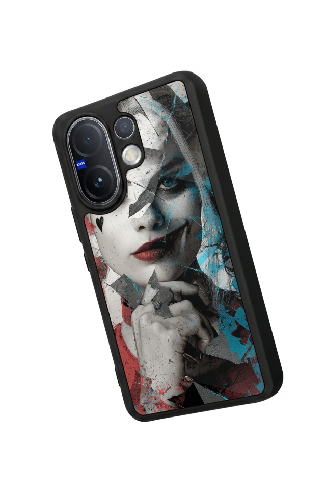 Vivo V60 Uyumlu HarleyQueen Tasarımlı Glossy Premium Kılıf