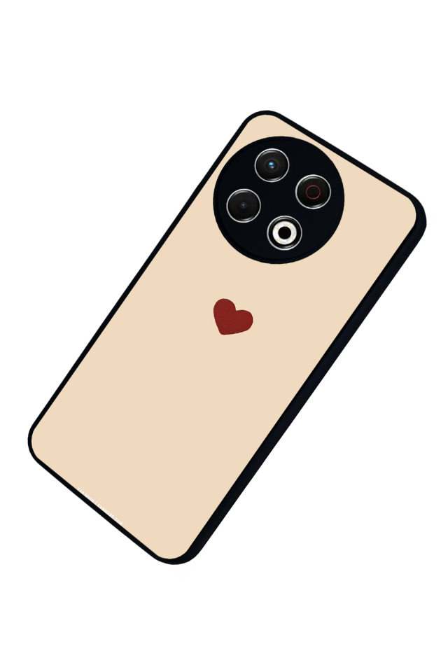 Tecno Spark 30 Pro Uyumlu Kalp Love Tasarımlı Glossy Premium Kılıf