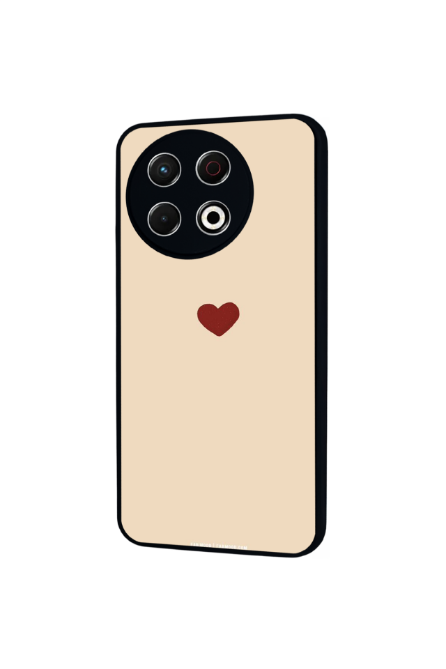 Tecno Spark 30 Pro Uyumlu Kalp Love Tasarımlı Glossy Premium Kılıf