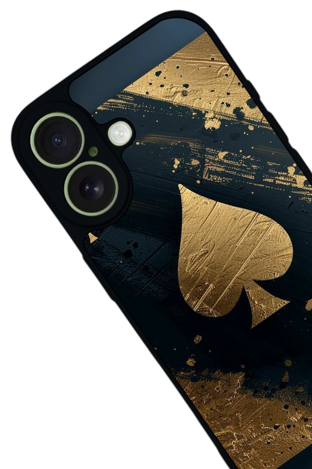 iPhone 17 Uyumlu Kart Tasarımlı Glossy Premium Kılıf