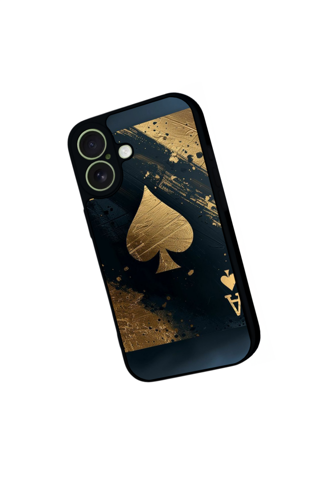 iPhone 17 Uyumlu Kart Tasarımlı Glossy Premium Kılıf