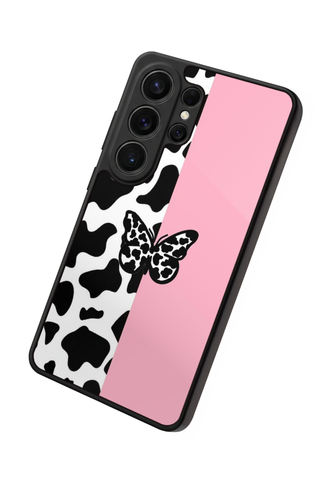 Samsung Galaxy S26 Ultra Uyumlu Kelebek Tasarımlı Glossy Premium Kılıf