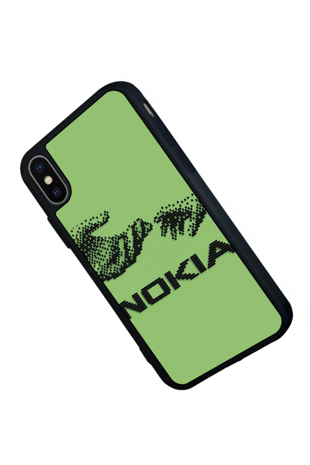 iPhone XS Max Uyumlu Nokia Tasarımlı Glossy Premium Kılıf