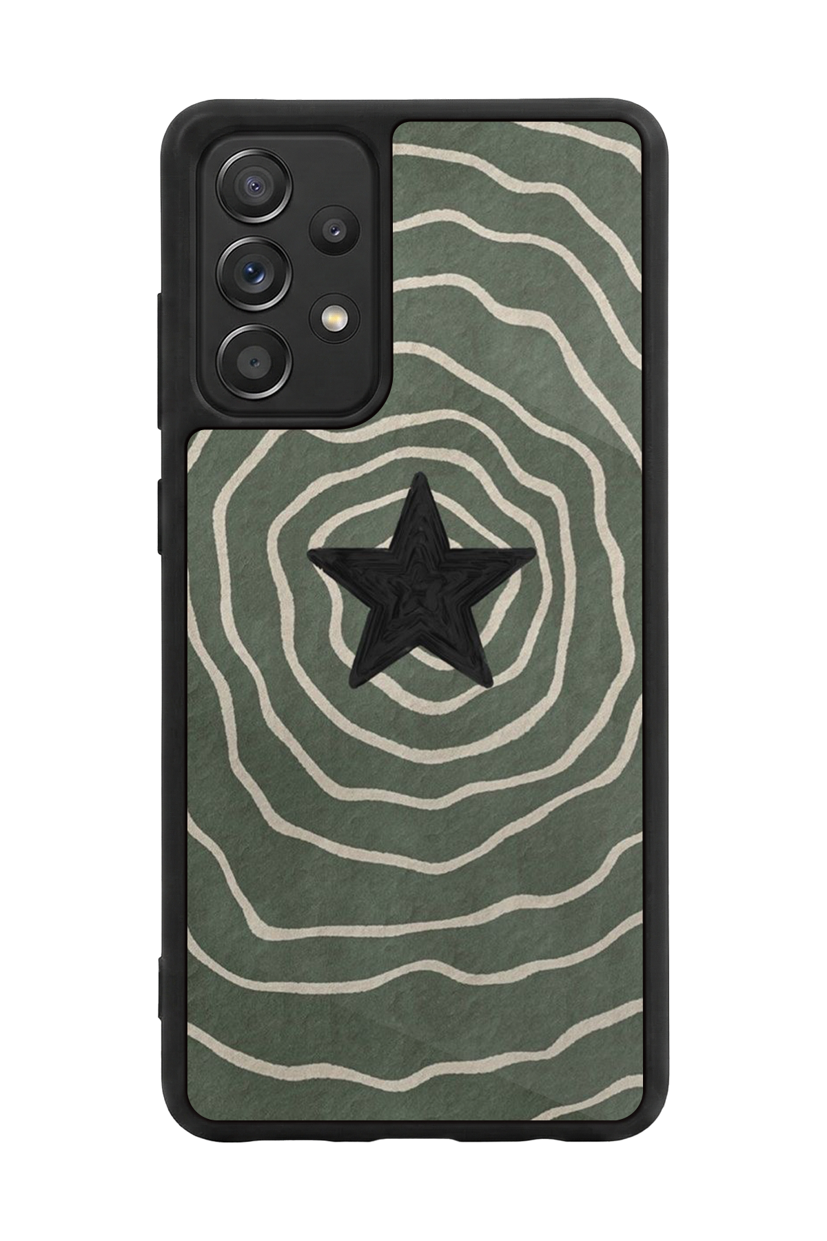 Samsung Galaxy A72 Uyumlu Retro Yildizlar Tasarımlı Glossy Premium Kılıf