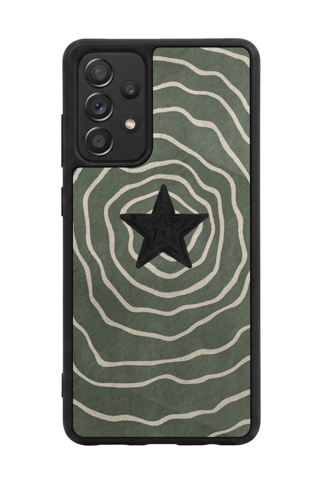 Samsung Galaxy A72 Uyumlu Retro Yildizlar Tasarımlı Glossy Premium Kılıf