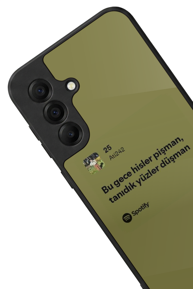 Samsung Galaxy A17 Uyumlu Sarki Sozleri Tasarımlı Glossy Premium Kılıf