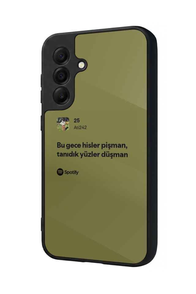 Samsung Galaxy A17 Uyumlu Sarki Sozleri Tasarımlı Glossy Premium Kılıf