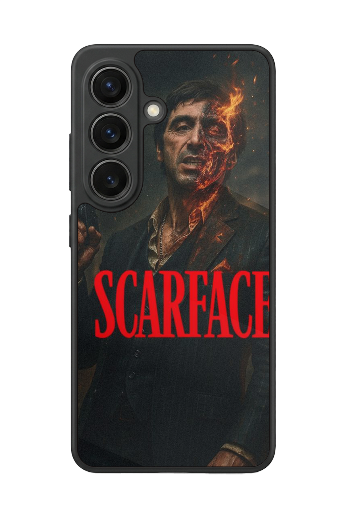 Samsung Galaxy S26 Uyumlu Scarface Tasarımlı Glossy Premium Kılıf