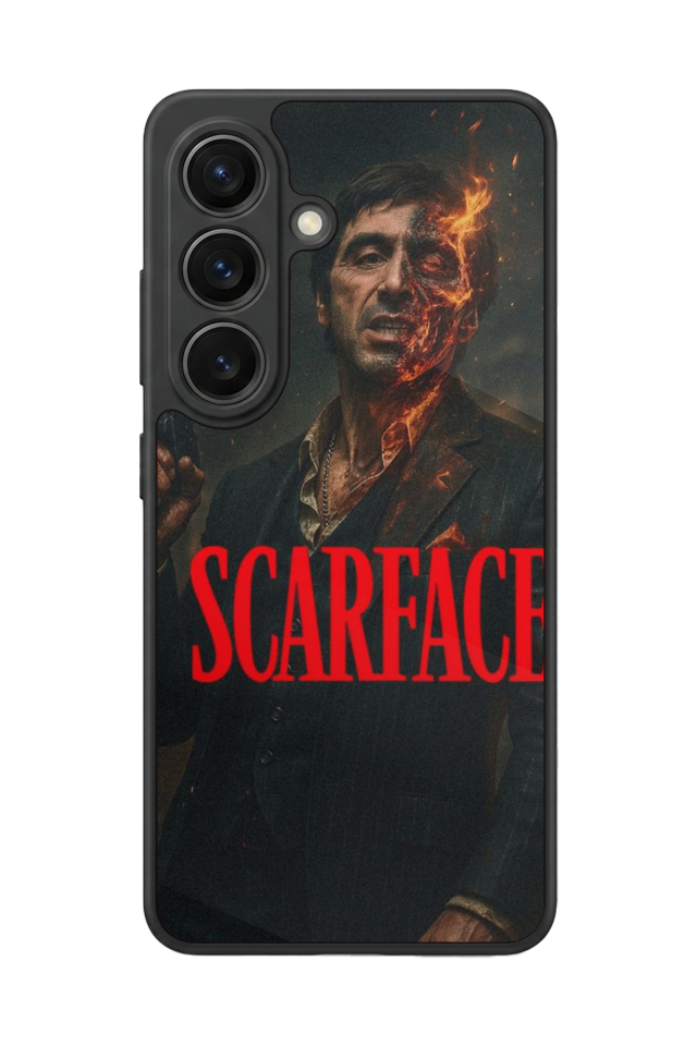 Samsung Galaxy S26 Uyumlu Scarface Tasarımlı Glossy Premium Kılıf