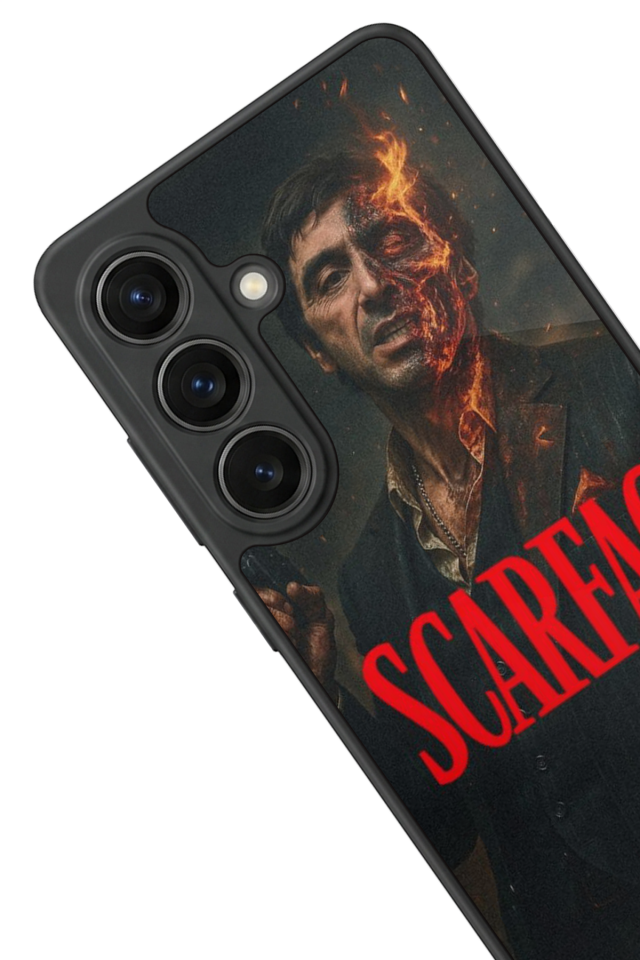 Samsung Galaxy S26 Uyumlu Scarface Tasarımlı Glossy Premium Kılıf