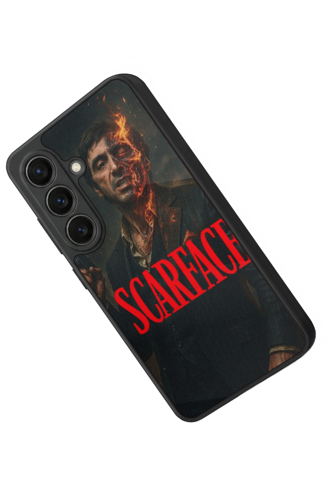 Samsung Galaxy S26 Uyumlu Scarface Tasarımlı Glossy Premium Kılıf