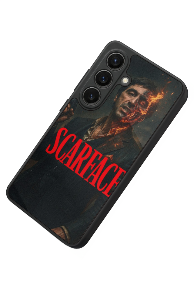 Samsung Galaxy S26 Uyumlu Scarface Tasarımlı Glossy Premium Kılıf
