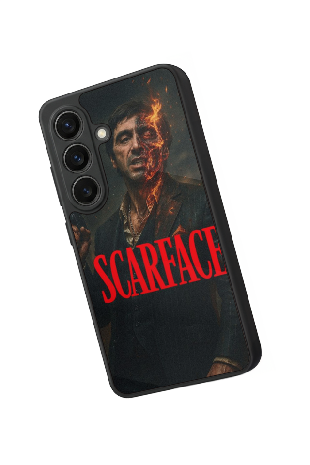 Samsung Galaxy S26 Uyumlu Scarface Tasarımlı Glossy Premium Kılıf