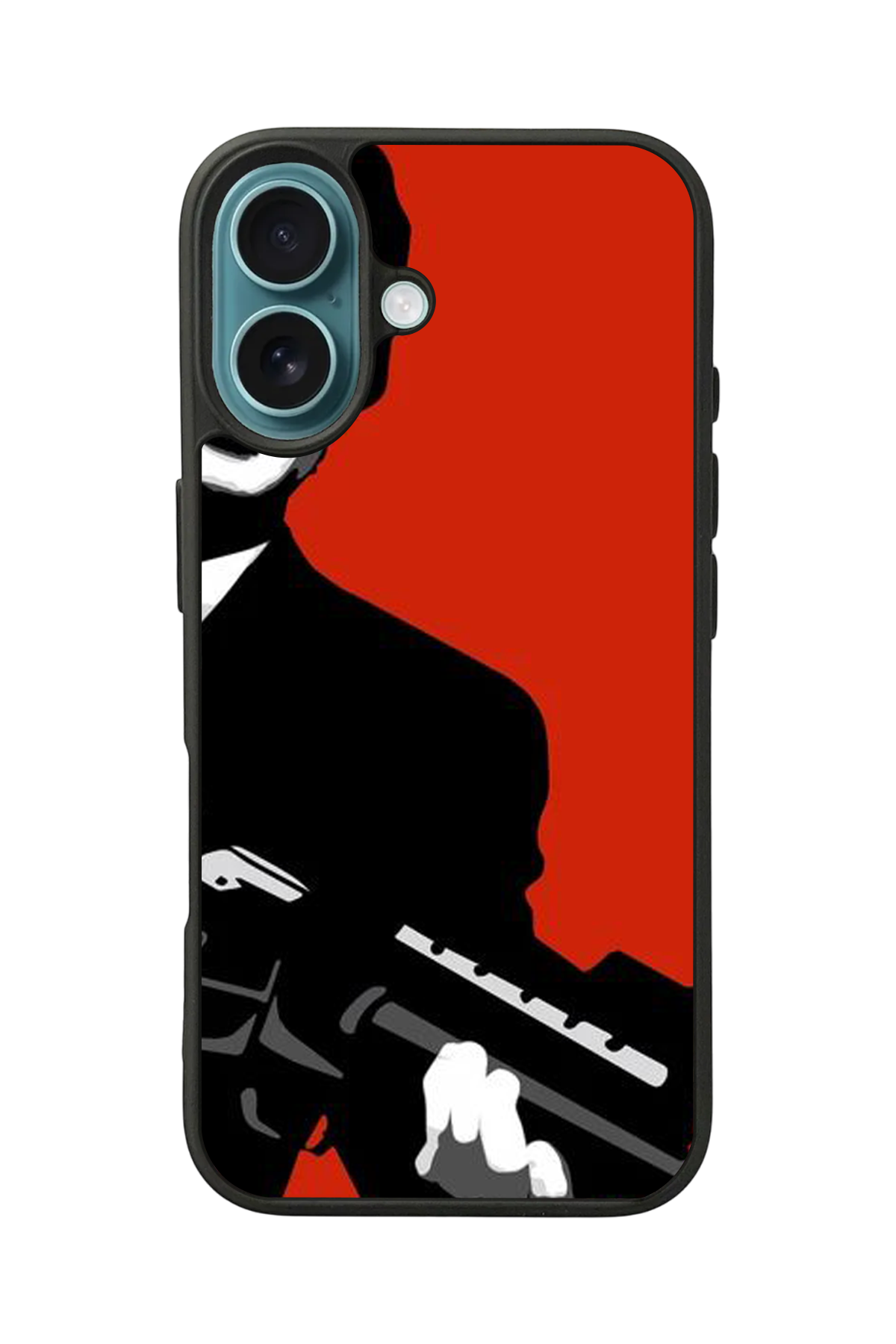 iPhone 16 Plus Uyumlu Scarface Tasarımlı Glossy Premium Kılıf