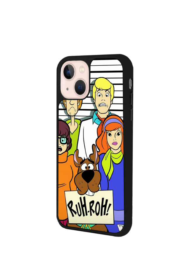 iPhone 13 Mini Uyumlu Scooby Doo Tasarımlı Glossy Premium Kılıf