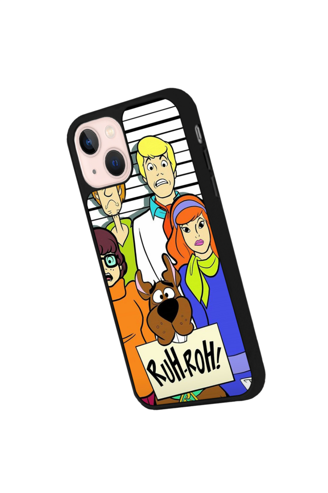 iPhone 13 Mini Uyumlu Scooby Doo Tasarımlı Glossy Premium Kılıf