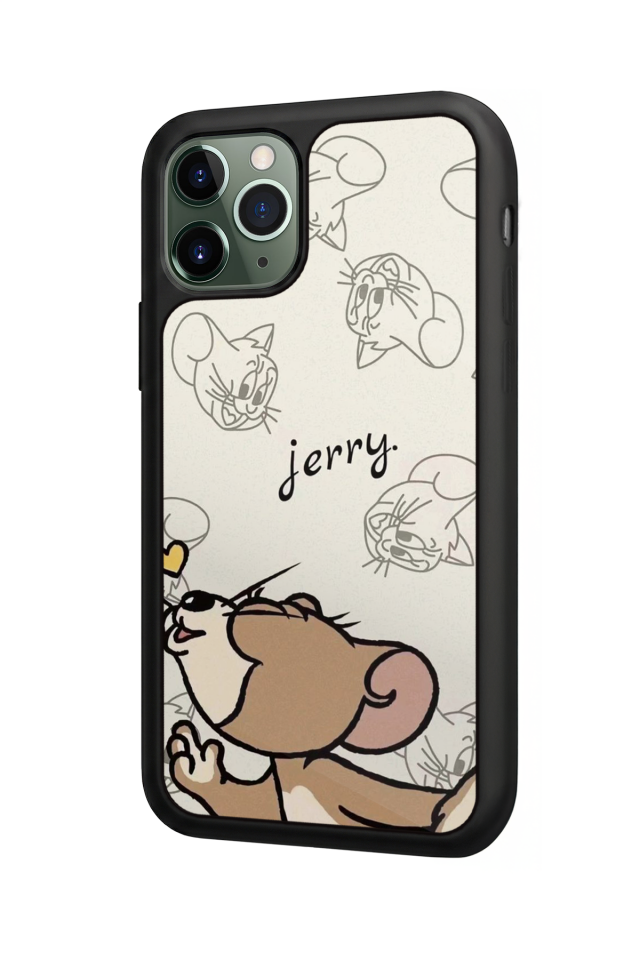 iPhone 11 Pro Uyumlu Tom And Jerry Tasarımlı Glossy Premium Kılıf