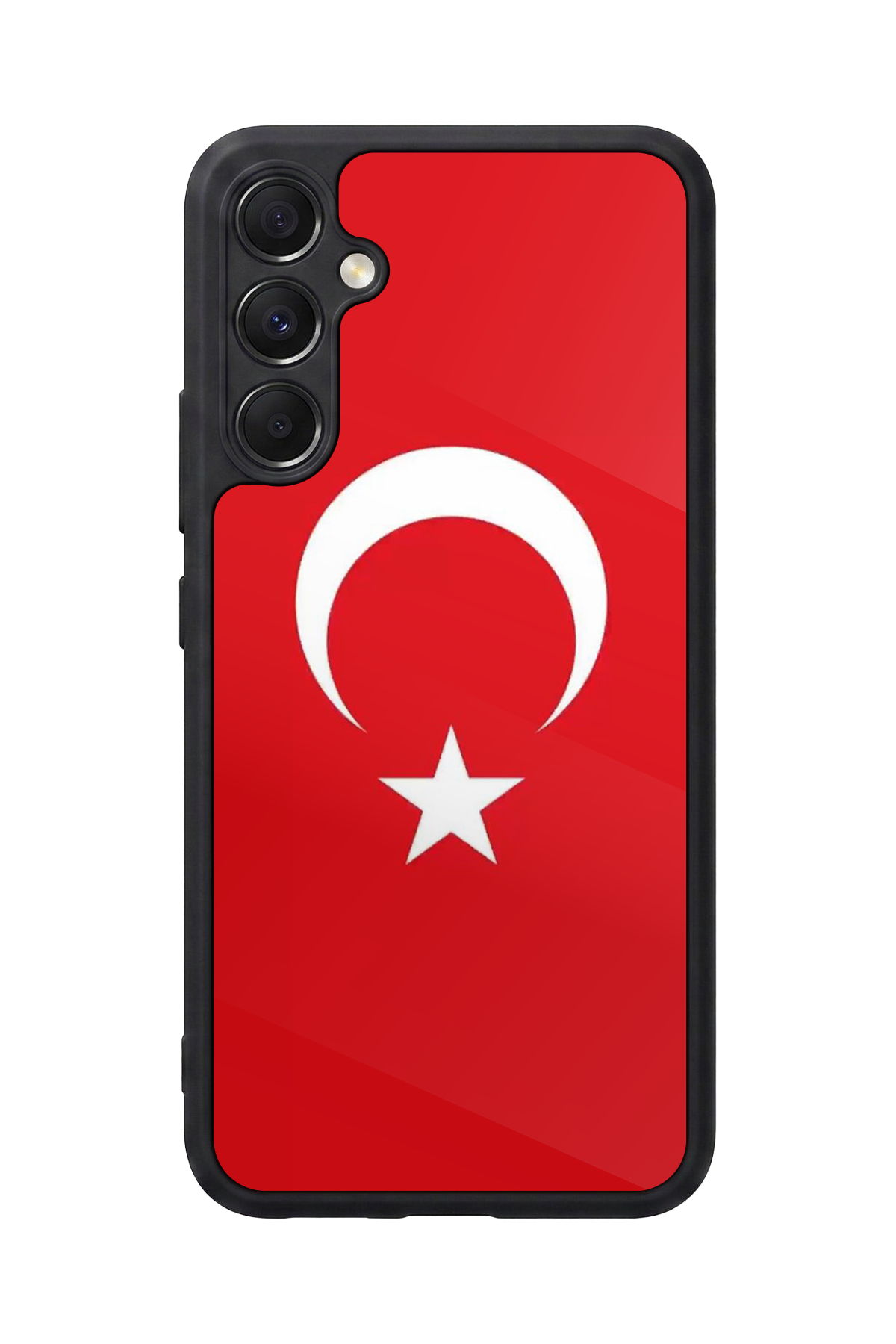 Samsung Galaxy A34 Uyumlu Türk Bayragi Tasarımlı Glossy Premium Kılıf