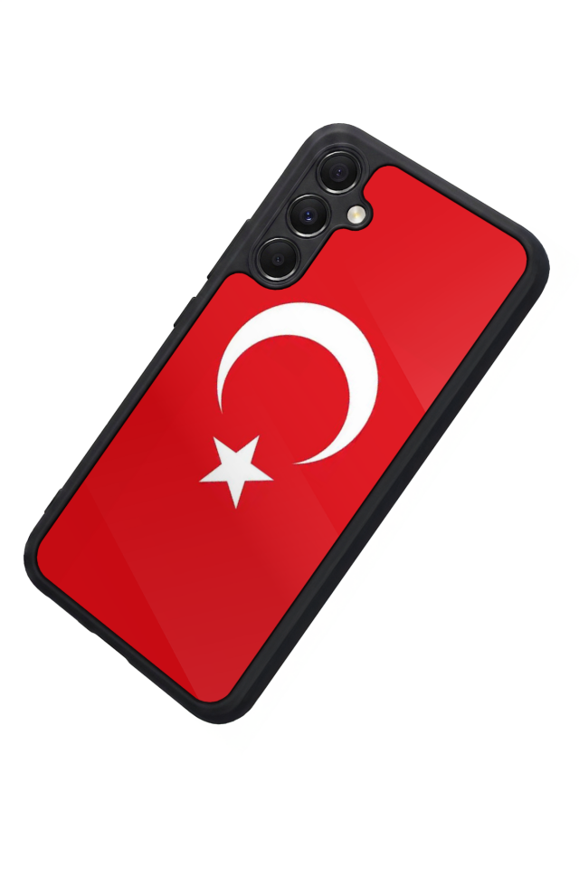 Samsung Galaxy A34 Uyumlu Türk Bayragi Tasarımlı Glossy Premium Kılıf