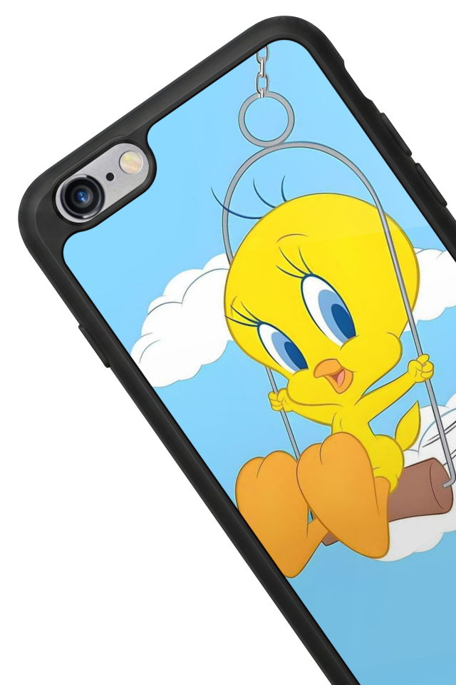 iPhone 6 Plus Uyumlu Tweety Tasarımlı Glossy Premium Kılıf