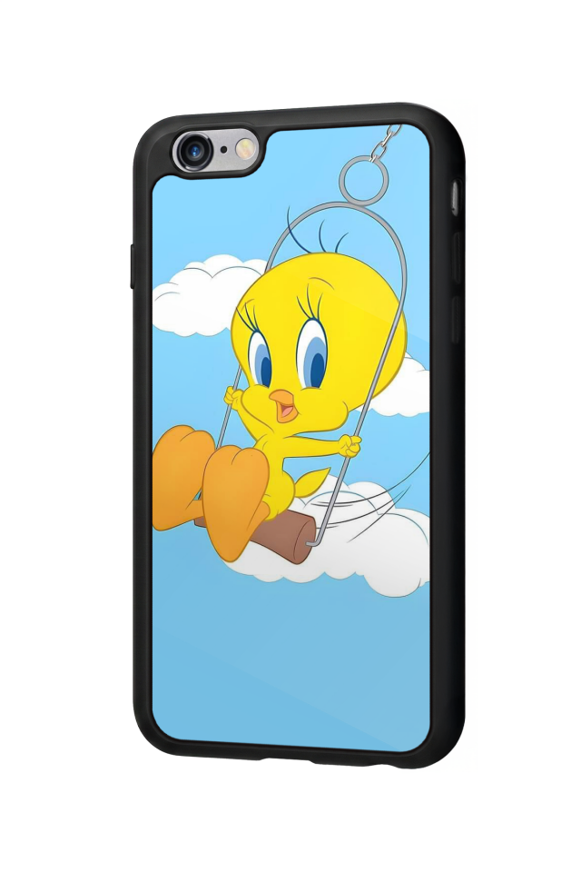 iPhone 6 Plus Uyumlu Tweety Tasarımlı Glossy Premium Kılıf
