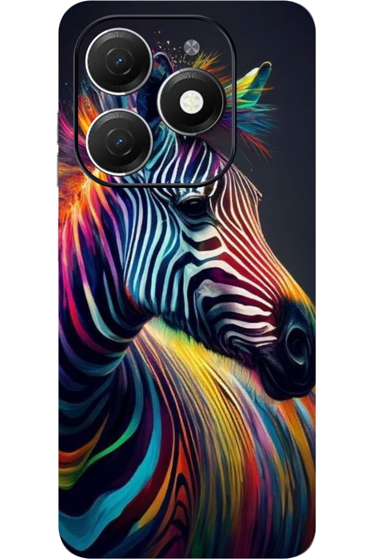 Realme C63 Kamera Korumalı HD Tam Kaplama Baskılı Kılıf